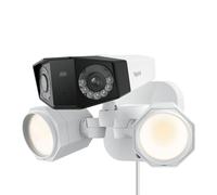 Reolink 4K Dual Lens Security Camera with Floodlights, Outdoor PoE IP Camera with 180° Ultra-Wide Angle, 1800 Lumen, People/Vehicle Detection, Duo Floodlight PoE