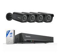Reolink 4K PoE CCTV Camera Systems, 8CH NVR with 2TB HDD RLK8-800B4 Black