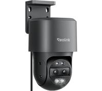Reolink 4K PTZ Dual-Lens PoE Security Camera Outdoor, TrackMix PoE Grey | 6X Hybrid Zoom, 355° Pan 90° Tilt, Auto Tracking, Color Night Vision, Human/Vehicle/Animal Detection, Two-Way Audio