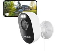 Reolink 4K Security Camera, 2.4/5GHz Wi-Fi 6, Spotlight Color Night Vision, AI Detection, Plug in WiFi CCTV Camera Outdoor 8MP for 24/7 Protection, No Monthly Fees, Weatherproof, Lumus Pro