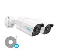 Reolink 4K Security System Add-On Bullet Cameras (2-Pack) Enhance your Reolink NVR setup with 4K+ clarity and smart AI detection for superior