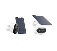 Reolink 4K Solar Camera + Argus 4 Pro + Home Hub Mini | Wireless Outdoor Security Cameras with 180° Dual Lens View, Colour Night Vision, AI Detection and Local Storage