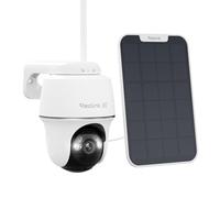 Reolink 4K Solar Security Camera Outdoor Wireless, 355° Pan &140° Tilt, 2.4/5 GHz Wi-Fi, Works with Amazon Alexa, Color Night Vision, Home Hub Compatible, Smart Detection, Argus PT Ultr Solar Panel