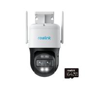 Reolink 4K TrackMix Auto PTZ Mains WiFi AI + 64GB Secure your world with Reolink’s 4K AI-powered dual-lens camera - smart, clear, and always vigilant