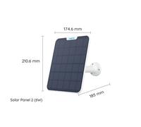 Solar Panel for Reolink Wireless Cameras; 6W, USB-C, White