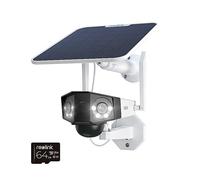 Reolink 6MP Dual-Lens with 180° Panorama View 4G LTE Wireless Duo Camera with 64GB SD Card