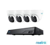 Reolink 8Mp (4K) Ultra Hd Poe Ai 8-Channel Nvr Security System With 4 Dome Cameras & 2Tb Hdd