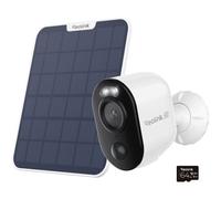 Reolink A4K3S2M64 Argus Series 4K Battery WiFi Outdoor Security Camera with Solar Panel + 64GB