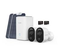 Reolink Advantage Series 4K WiFi Battery Cam Kit Complete wireless security system with two 4K battery-powered cameras, Home Hub and 128GB local