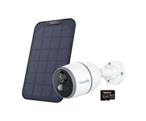 Reolink Advantage Series G330 2K Battery 4G Lte Outdoor Security Camera With Solar Panel + 64Gb