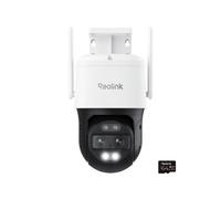 Trackmix Series 4K Dual-Lens PTZ Auto Track WiFi Outdoor Security Camera + 64GB