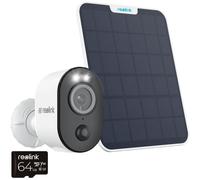 REOLINK Argus 3 4K Ultra HD WiFi Security Camera Kit with Solar Panel & 64 GB card - White, White