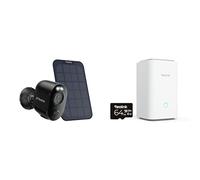 Reolink Argus 3 Ultra 4K Solar Cameras 2-Pack + Home Hub | Wireless CCTV Cameras with AI Detection, Colour Night Vision and Expandable Storage