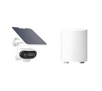 Reolink Argus 4 Pro 4K Solar Camera + Home Hub Mini | 180° Blindspot-Free Outdoor Security Camera with ColorX Night Vision, Wi-Fi 6, AI Detection and Local Storage