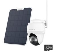 Reolink B440 4K WiFi PT Solar/Battery Security Camera with 64GB MicroSD Card