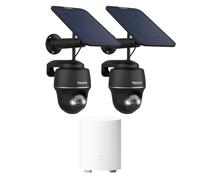 Reolink Argus PT 5MP Solar Security Camera & Home Hub Mini Bundle | 360° Wireless Outdoor System with Local Storage, No Subscription, 2K Night Vision, AI Detection