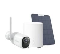 Reolink Atlas 2K Solar Camera & Home Hub Mini Bundle | Pro Low-Light Security System with 20,000mAh Battery, 10s Pre-Record, Local Storage, No Subscription