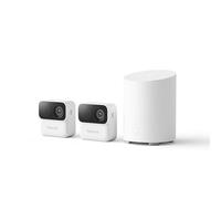 Reolink Battery Outdoor CCTV Camera Kit, 2x Argus MagiCam & Home Hub Mini
