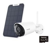 Reolink Advantage Series B320, 2K 3Mp Battery Wifi Outdoor Security Camera With Solar Panel + 64Gb