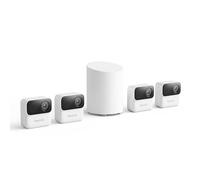Reolink Complete Home Security Bundle: 1x Home Hub Mini + 4x Magnetic Wireless Cameras | Local Storage, AI Detection, Dual-Band Wi-Fi, No Subscription Needed