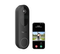 Reolink 2K Battery Doorbell Camera Wireless, Video Doorbell with 1:1 Head-to-Foot View, People/Vehicle/Package Detection, 2.4/5GHz WiFi, Video Call, No Monthly Fee, Local Storage (Chime not included)