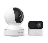 Reolink E1 4MP + Argus MagiCam | 360째 Indoor WiFi Camera and Magnetic Wireless Security Camera with AI Detection and Night Vision