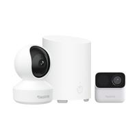 Reolink E1 Pro 5MP + Argus MagiCam + Home Hub Mini | 3K Indoor Pan/Tilt Camera with Auto Tracking, Wireless Outdoor Camera and Local Storage
