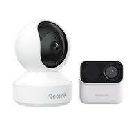 Reolink E1 Pro 5MP Cameras + Argus MagiCam | 3K Indoor Pan/Tilt Cameras with Auto Tracking and Wireless AI Outdoor Security Camera