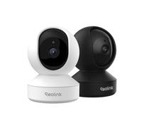 Reolink E1 Pro Indoor Camera 2 Pack, 5MP Pan/Tilt, Dog/Pet Camera, Baby Camera, WiFi Camera for Home Security (White & Black)