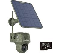 REOLINK Go Ranger Pan-Tilt 4K Ultra HD 4G Outdoor Wildlife Security Camera Kit with 32 GB card - Green, Green