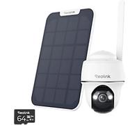 Reolink Go Series 2K+ PT Battery 4G LTE Outdoor Security Camera with Solar Panel + 64GB