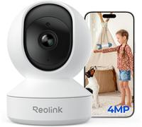 Reolink Indoor Camera 4MP 360°Pan/Tilt, Baby Monitor for Home Security, E1 | Cry Detection, Auto Tracking, Privacy Mode, 2-Way Audio, Night Vision, Cloud&Local Storage (512GB Supports), Time lapse