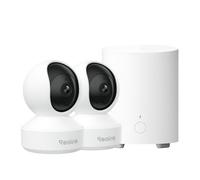 Reolink Indoor Camera E1 Pro 2 Pack with Home Hub Mini for Home Security | 5MP 360° Pan/Tilt WiFi Cameras for Pets/Baby with Cry Detection, Privacy Mode, No Monthly fees for local storage