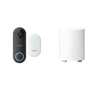 Reolink Pack Sécurité : Sonnette PoE 5MP avec Vue Diagonale 180°, Détection Humaine et Audio Bidirectionnel + Home Hub Mini, Stockage Local, Wi-Fi Double Bande, Accès à Distance