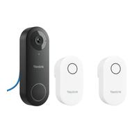 Reolink PoE Doorbell Camera Wired with Chime, 5MP HD Smart Video Doorbell | 180° Wide View, AI Detection, Video Call, No Monthly fees for local storage, Remote Access, Waterproof