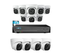 Reolink Professional 16CH PoE Security System Expansion Bundle: 4TB NVR with 8x 4K Cameras + 4 Additional 5MP HD Cameras for Maximum Coverage | Person/Vehicle Detection, Audio, Night Vision