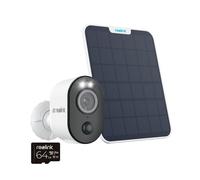 Reolink Reolink A4K3S2M64 Argus Series 4K Battery WiFi Outdoor Security Camera with Solar Panel + 64GB