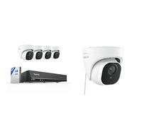 Reolink RLK8-800D4 4K PoE System + RLC-820A | 8CH 2TB HDD NVR with 5× 8MP IP Cameras, Person/Vehicle Detection, 24/7 Recording, Night Vision, Audio, IP66 Outdoor CCTV