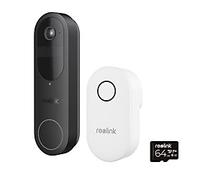 2K+ 5MP Battery WiFi Video Doorbell Kit, AI Person/Package - DB2K03M64