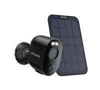 Reolink Solar Powered Security Camera, Argus 3 Ultra+Solar Panel with 2.4/5GHz WiFi, 4K Color Night Vision Battery CCTV Camera Systems, Person/Vehicle/Animal Detection, Two-Way Audio, Works with Alexa