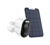Reolink 2K+ Security Camera Outdoor Wireless, Argus 3 Pro+Solar Panel, 2.4/5GHz WiFi, Battery-Powered Security Camera with Person/Vehicle/Animal Detection, Color Night Vision, Two-Way Audio, IP65