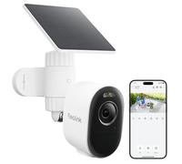Reolink Solar Security Camera Outdoor Wireless for Garage, Yard, Gate - 5MP Argus 3 Pro with AI Detection, 4-Month Battery, 2.4/5GHz WiFi, No Subscription Needed, IP67 Weatherproof