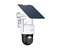 Reolink Solar Security Camera Outdoor Wireless with Auto Tracking&Auto Zoom, Dual Lens PTZ Camera with 360° Surveillance, 2.4/5GHz WiFi, 30m Color Night Vision 3K+, AI Detection, TrackMix+Solar Panel