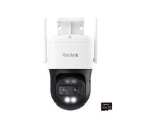Reolink Trackmix Series 4K Dual-Lens PTZ Auto Track WiFi Outdoor Security Camera with 64GB microSD Card