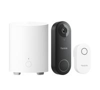 Reolink Video Doorbell PoE with Home Hub Mini, 180° Diagonal View, Human Detection and Two-Way Audio, No Monthly Fee for Local Storage, Remote Access, Chime Included