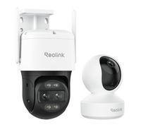 Reolink WiFi Camera (2-Pack) E1 Pro+TrackMix WiFi Bundle, Plug-in 360 Camera Auto Tracking, Smart AI Detection, 2.4/5GHz Wi-Fi Home Security Camera