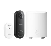 Reolink Wired 5MP Video Doorbell 2K HD with 180° Head-to-Toe View, AI Detection & Video Call + Home Hub Mini, All-in-One Security Center with Local Storage, Dual-Band Wi-Fi, AES-128 Encryption