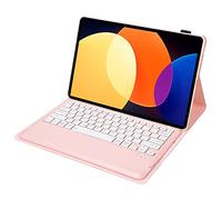 REOSO Huawei HONOR V8 Pro Case with keyboard, Flip Stand Leather Cover Detachable Magnetic Bluetooth Keyboard for Huawei Honor V8 Pro 12.1 (Pink)