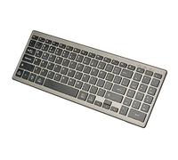 REOSO Wireless Keyboard for All Tablet PC, Ultra Slim Bluetooth Keyboard 2.4G Ergonomics Rechargable Long Battery Life with Numeric Keypad Compatible with MacBook Air/Pro/iMac (Style1)