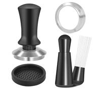 Reoszeank 51mm Espresso Accessories Kit, Spring Loaded Calibrated Tamper, WDT Tool and Dosing Funnel Set Fits Delonghi CASABREWS and atatix 51 mm Espresso Coffee Machines and Portafilter